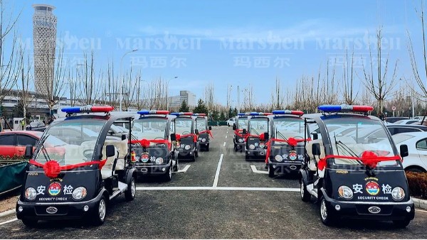 便捷高效、保駕護(hù)航，瑪西爾電動(dòng)巡邏車交付青島膠東國(guó)際機(jī)場(chǎng)