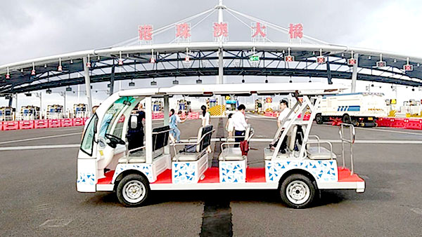 瑪西爾電動車成為港珠澳大橋工程項目指定用車